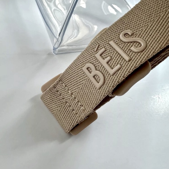 NWT BEIS The Stadium Tote I Crossbody I Top Handle Clear Sold Out - Picture 7 of 11